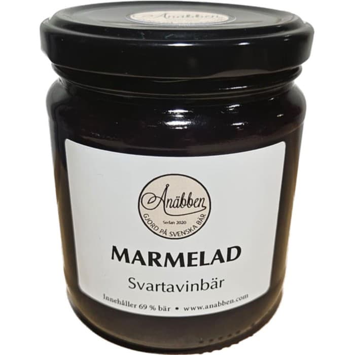 Ånäbben Svartvinbärsmarmelad 320g – från Ånäbben – 59 kr – hos Delitea