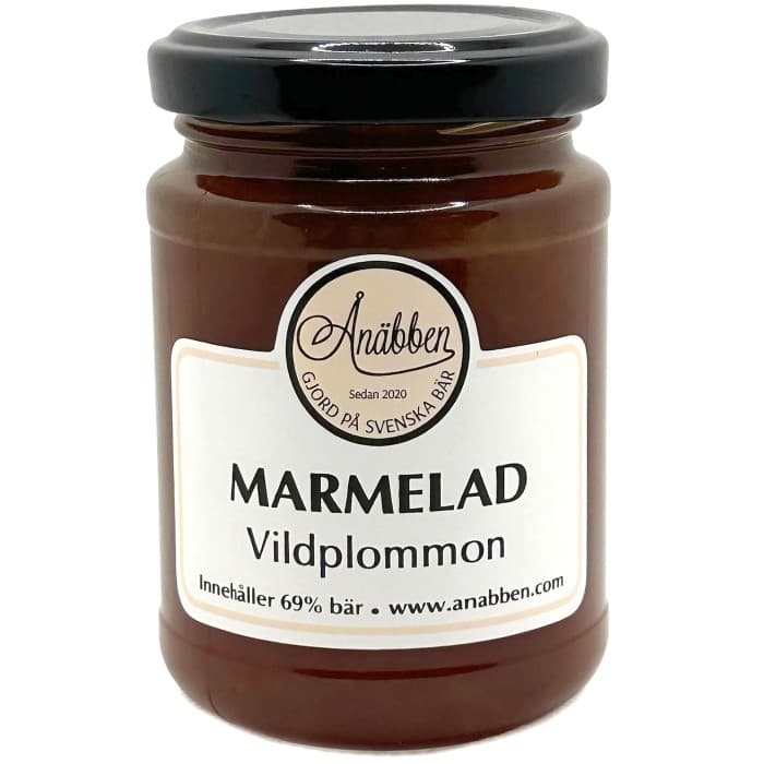 Ånäbben Vildplommonmarmelad 210g