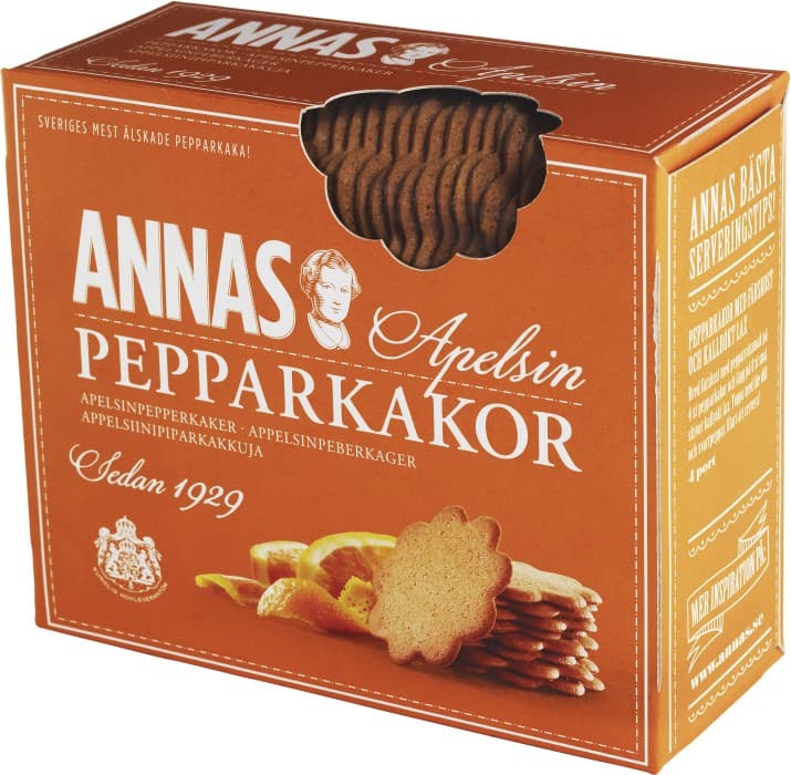 Annas Pepparkakor Apelsin 300g