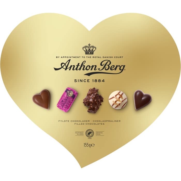 Anthon Berg Guldask Hjärta 155g