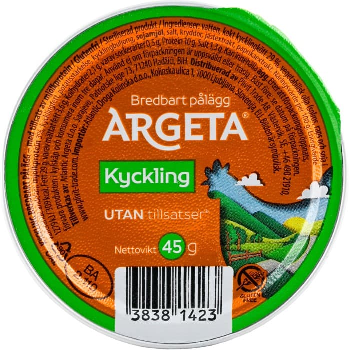 Argeta Kycklingpastej 45g
