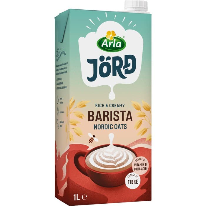 Arla Jörd Havre Barista med Lång Hållbarhet 3% 1L från Arla – köp hos Delitea