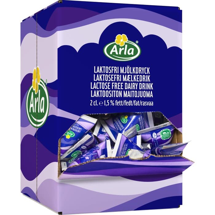 Arla Laktosfri Mellanmjölkdryck 1.5% Port 100x2cl från Arla – köp hos Delitea