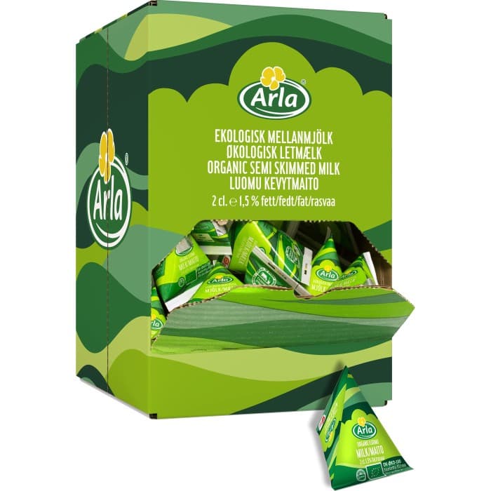 Arla Ekologisk Mjölk 1,5% 100x2cl från Arla – köp hos Delitea