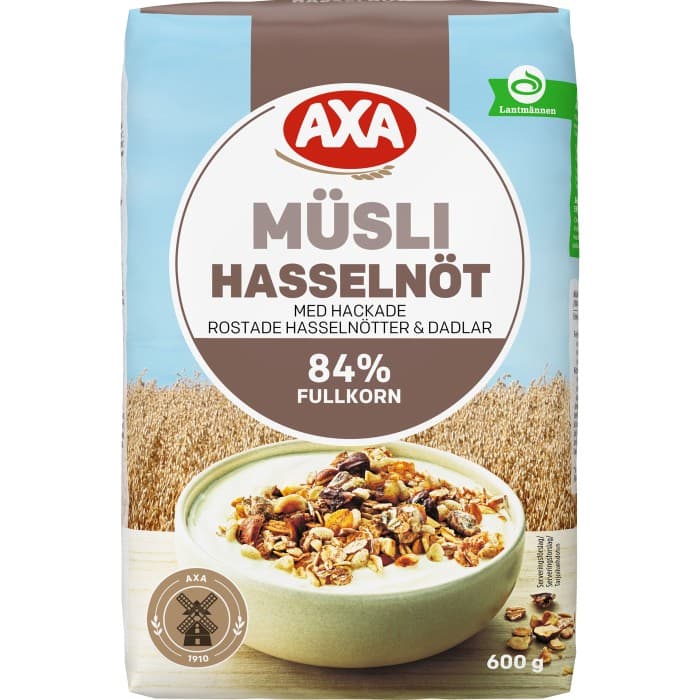 Axa Müsli Hasselnöt 600g