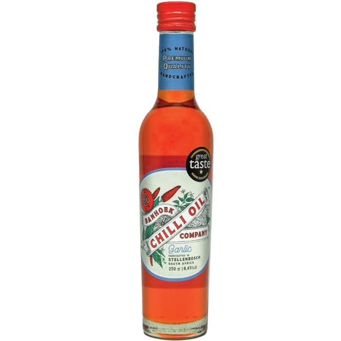 Banhoek Chiliolja Vitlök 250ml från Banhoek Chilli Oil – köp hos Delitea