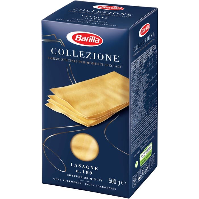 Barilla Lasagne Gul 500g