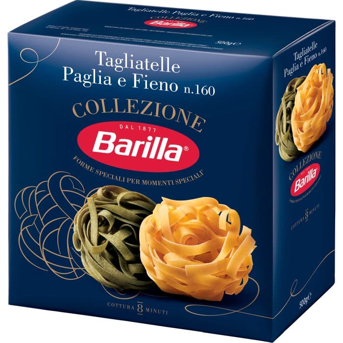 Barilla Pasta Tagliatelle Paglia e Fieno 500g från Barilla – köp hos Delitea