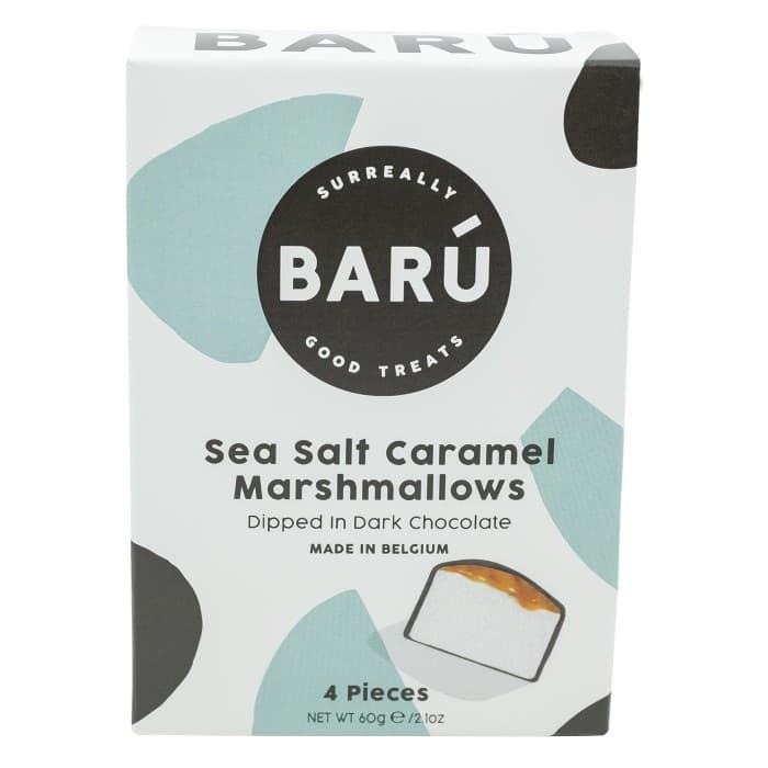 Barú Marshmallows Mörk Choklad & Salt Karamell 60g