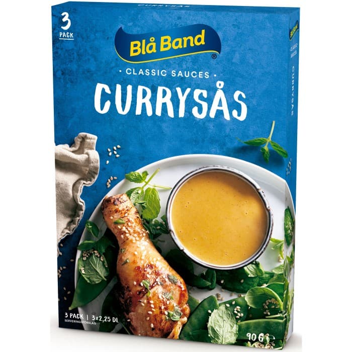 Blå Band Currysås 3x2dl