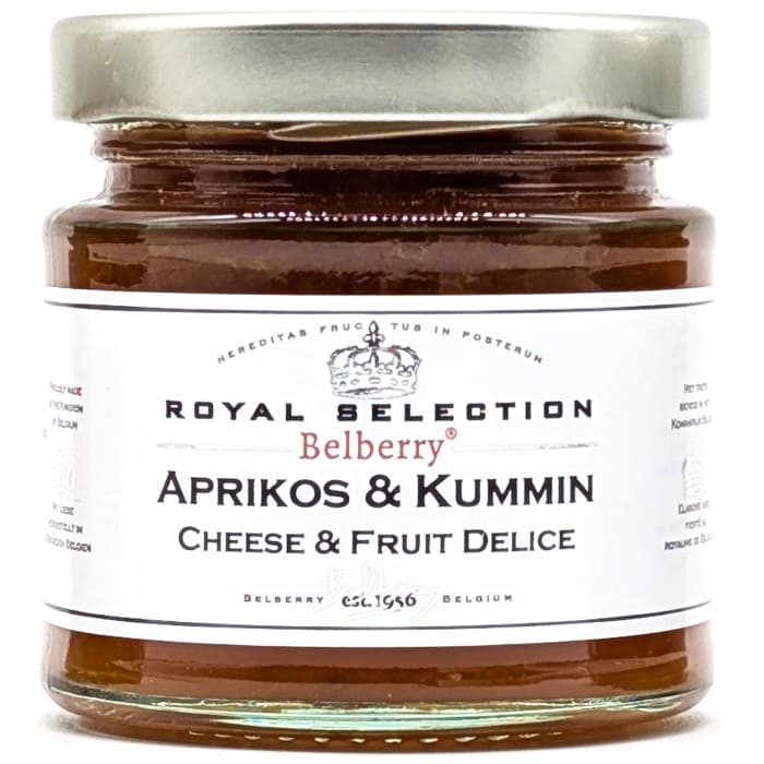Belberry Ostmarmelad Aprikos & Kummin 130g
