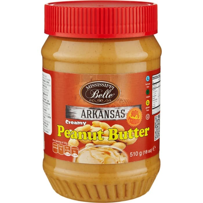 Mississippi Belle Arkansas Creamy Peanut Butter 510g – från Mississippi Belle – 75 kr – hos Delitea