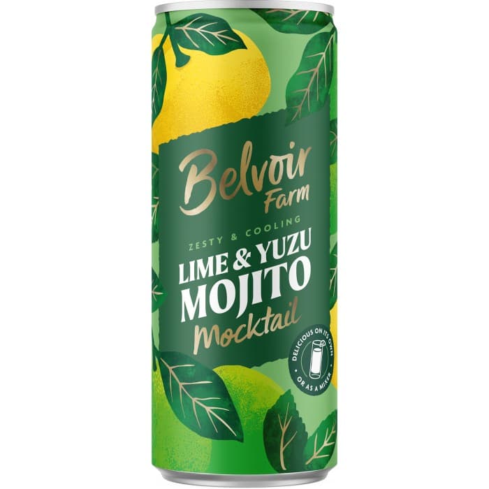 Belvoir Farm Lime & Yuzu Mojito Mocktail 250ml från Belvoir Fruit Farms – köp hos Delitea