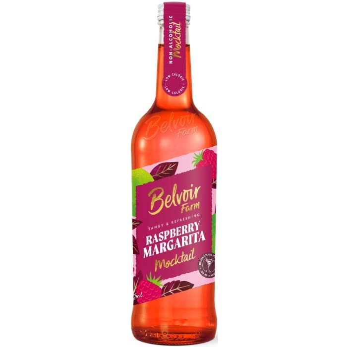 Belvoir Farm Raspberry Margarita Mocktail 75cl – från Belvoir Fruit Farms – 55 kr – hos Delitea