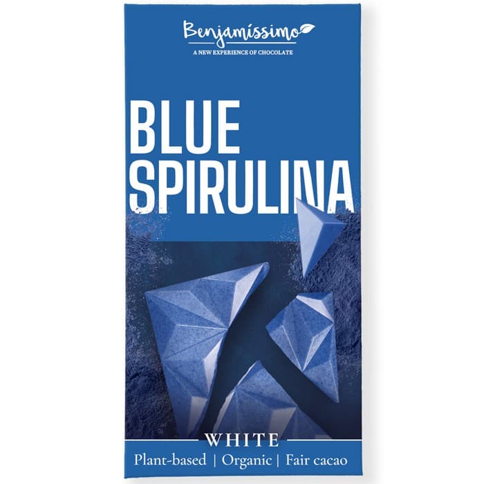 Benjamissimo Choklad Vit Blå Spirulina 60g