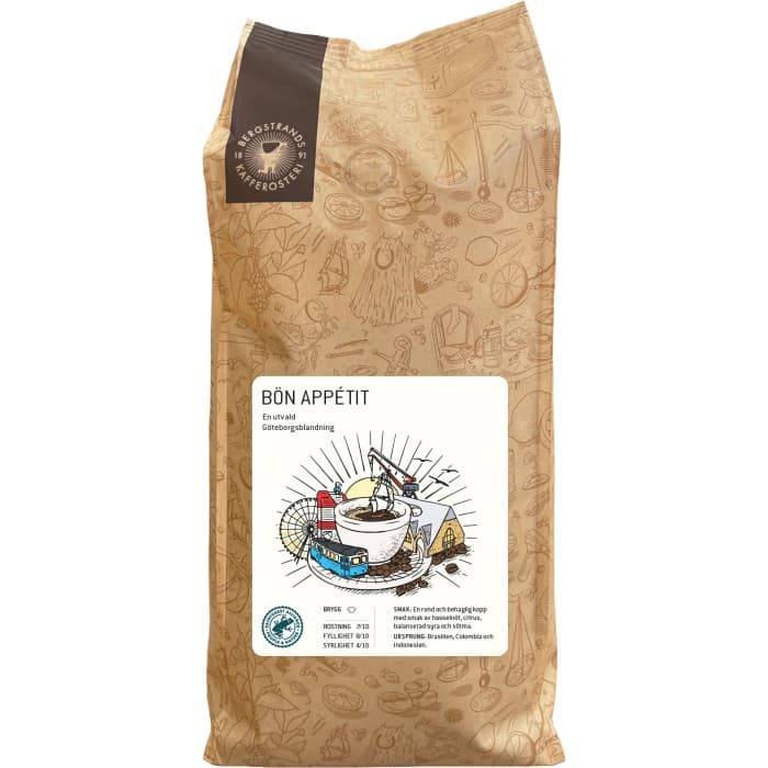 Bergstrands Bön Appétit Kaffebönor 1kg