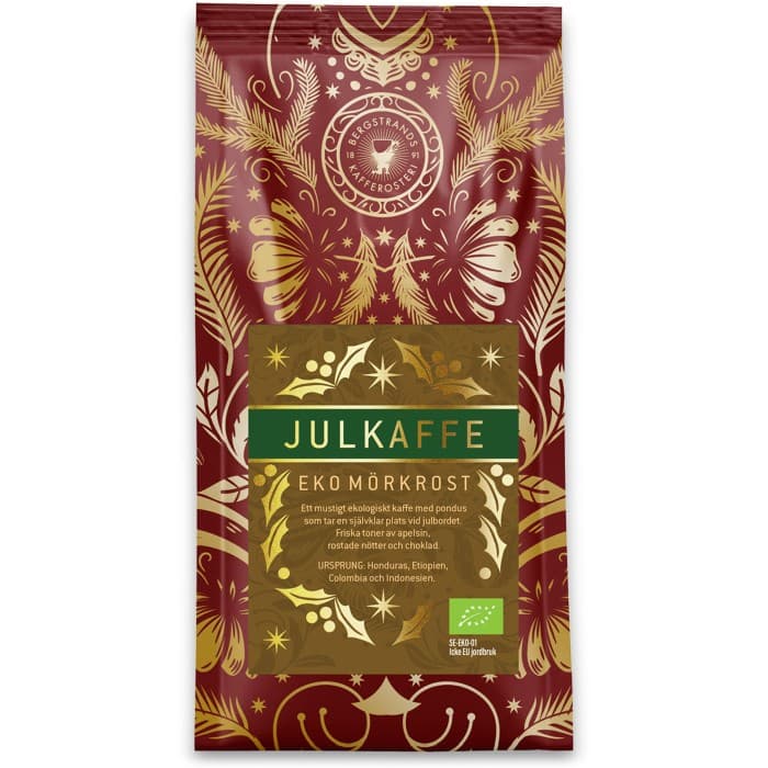 Bergstrands Julkaffe Mörkrost Eko Malet 250g
