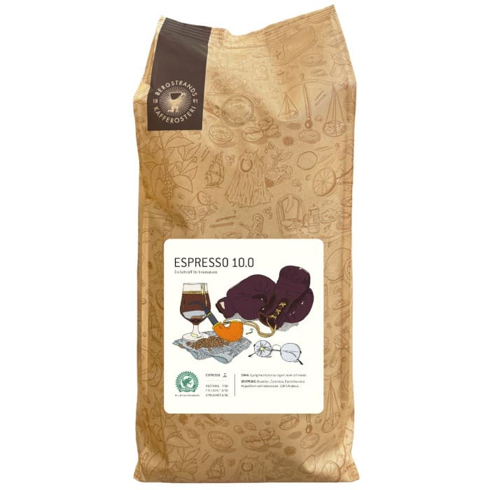 Bergstrands Kafferosteri Espresso 10.0 Kaffebönor 1kg