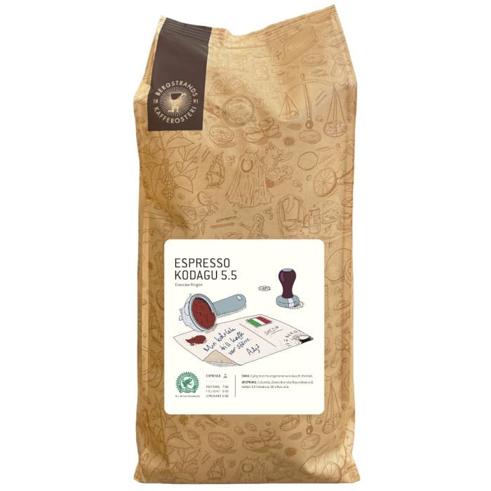 Bergstrands Kafferosteri Espresso Kodagu 5.5 1kg