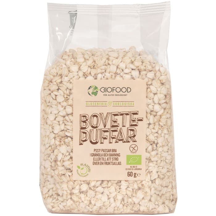 Biofood Bovetepuffar 60g från Biofood - köp hos Delitea