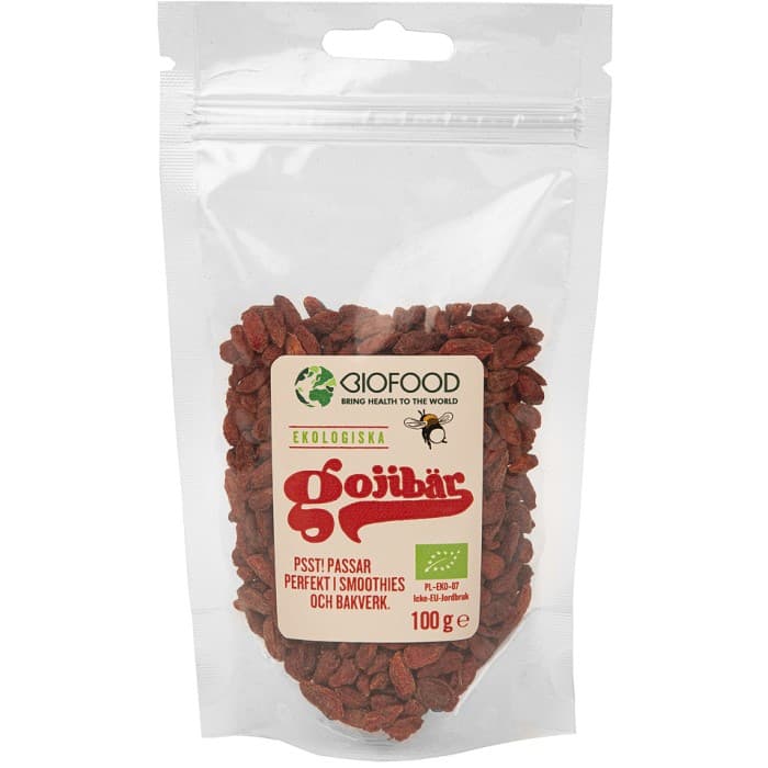 Biofood Gojibär 100g – från Biofood – 56 kr – hos Delitea