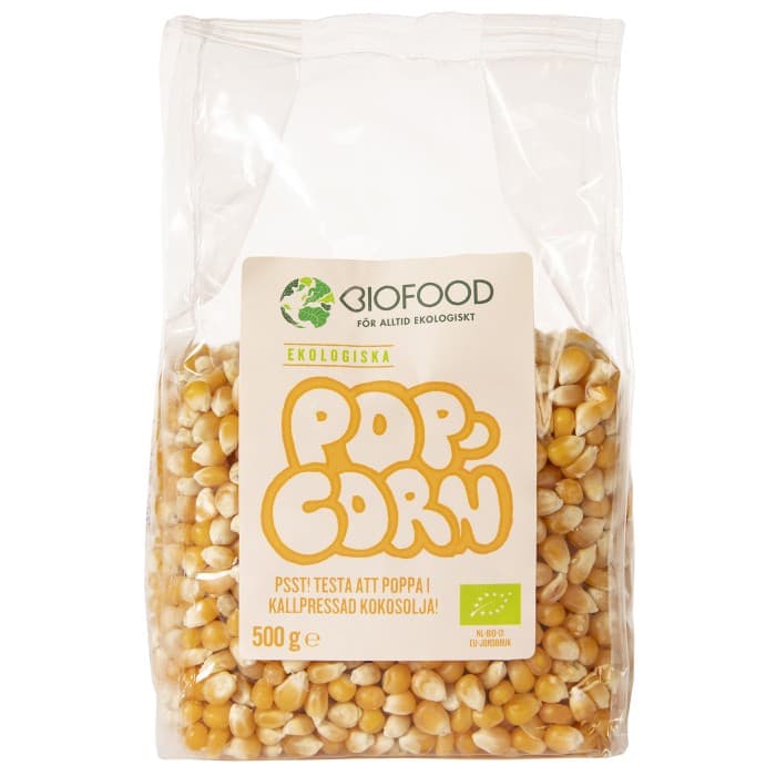 Biofood Popcornkärnor 500g
