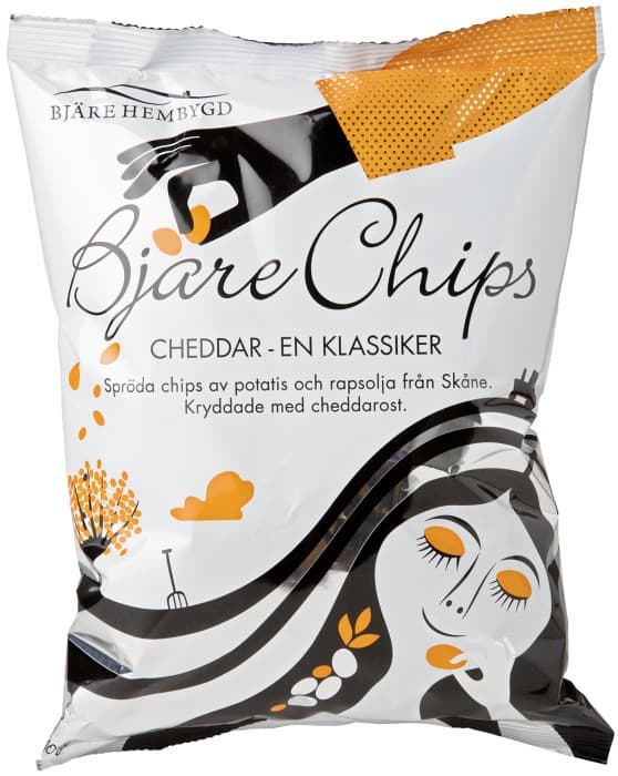 Bjäre Chips Cheddar 200g
