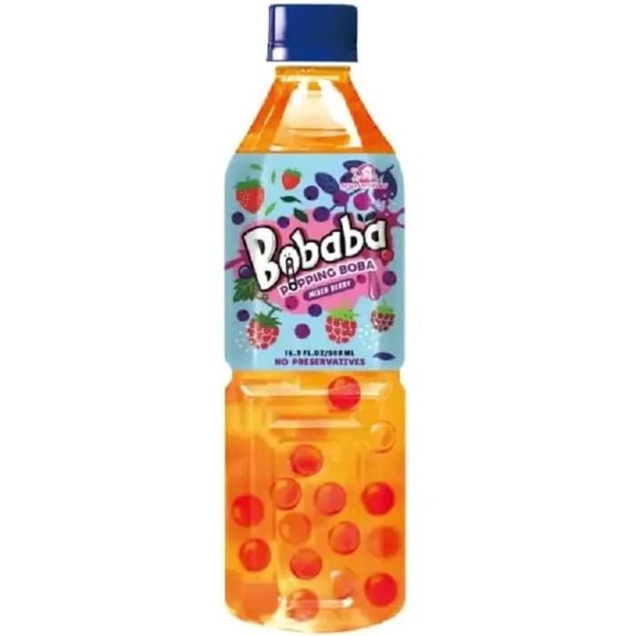 Bobaba Bubble Tea Drink Mix Berry 500ml