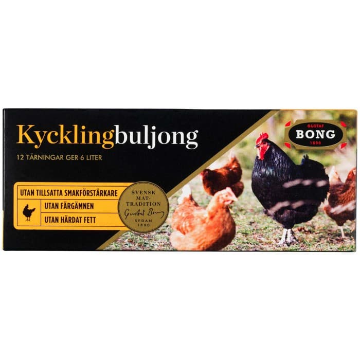 Bong Kycklingbuljong 12-pack