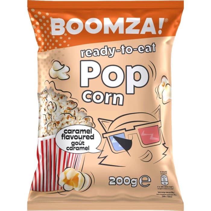 Boomza Popcorn Caramel Flavour 200g
