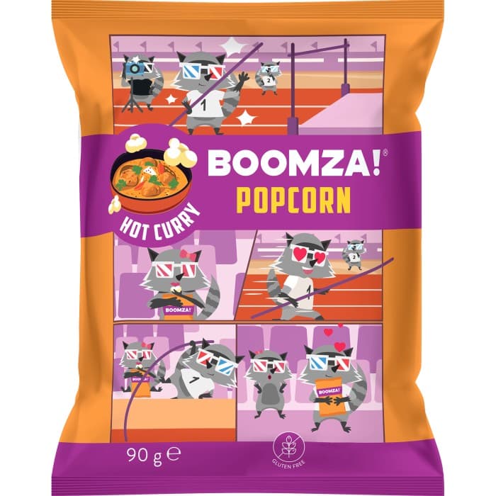 Boomza Popcorn Hot Curry 90g