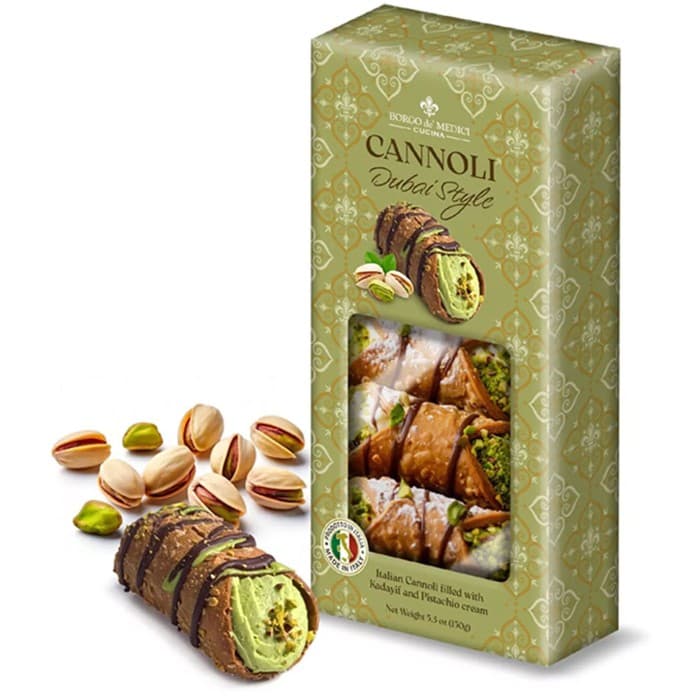 Borgo de Medici Cannoli Dubai Style 100g – från Borgo de Medici – 119 kr – hos Delitea