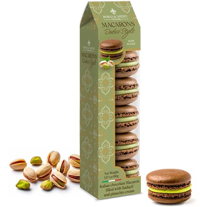 Borgo de Medici Dubai Style Macarons 90g – från Borgo de Medici – 132 kr – hos Delitea