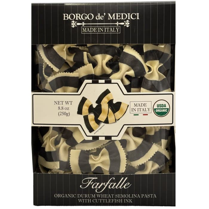 Borgo de Medici Farfalle Svart/Vitt 250g