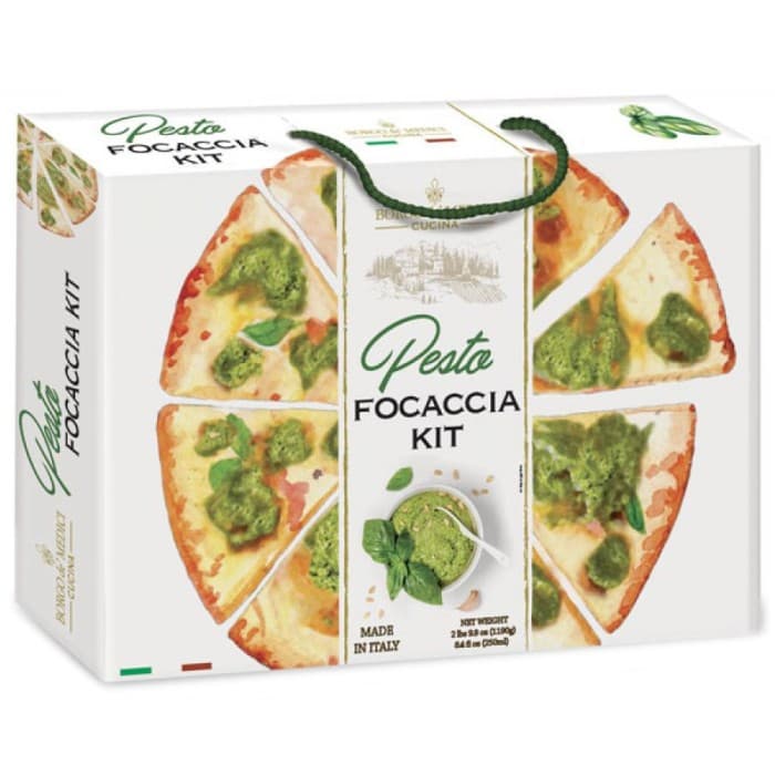 Borgo de Medici Focaccia Pesto Kit 1440g från Borgo de Medici – köp hos Delitea