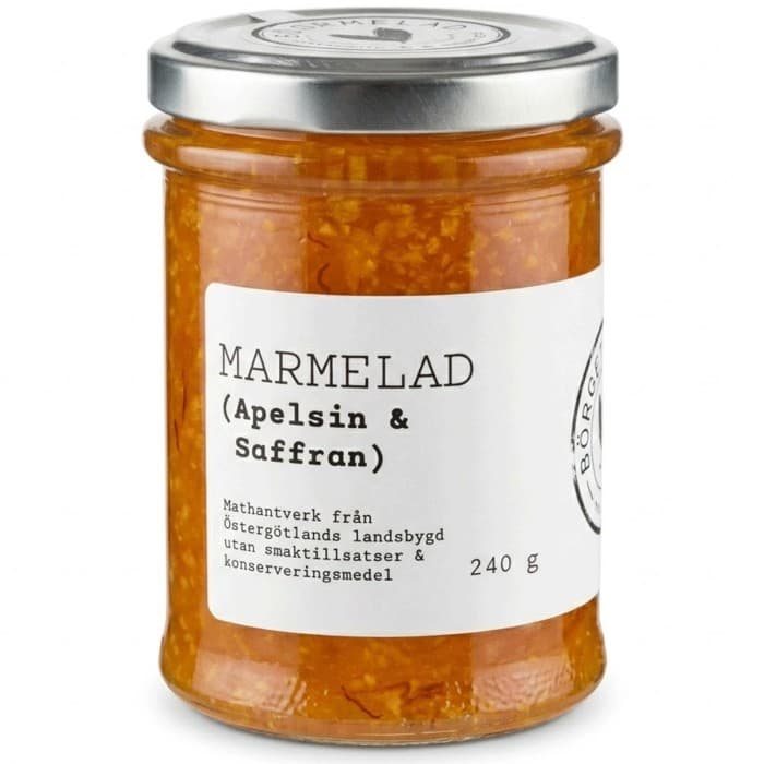 Börslycke Gård Apelsin & Saffran Marmelad 240g – från Börslycke Gård – 94 kr – hos Delitea