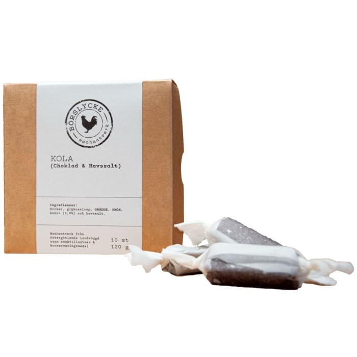 Börslycke Gård Chokladkola med Havssalt 10-pack från Börslycke Gård – köp hos Delitea