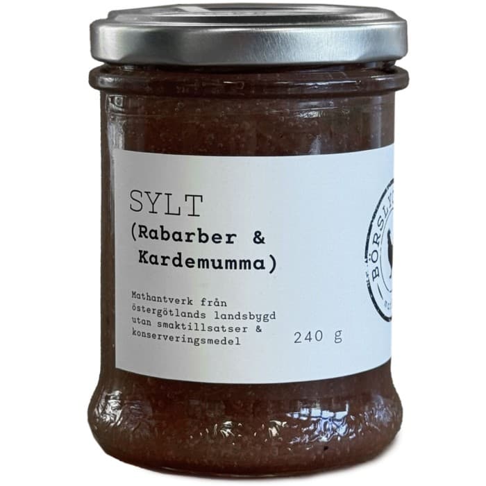 Börslycke Gård Rabarber & Kardemumma Sylt 240g – från Börslycke Gård – 94 kr – hos Delitea