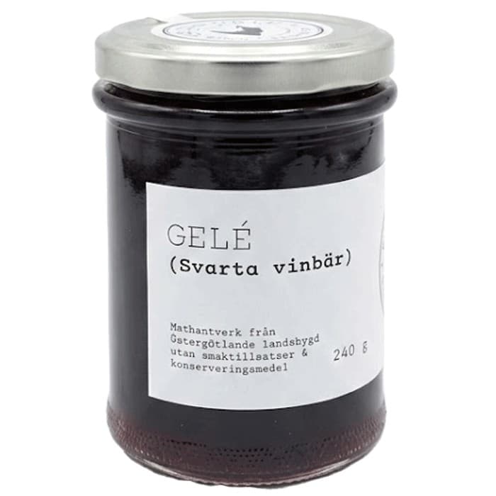 Börslycke Gård Svartvinbärsgelé 240g från Börslycke Gård – köp hos Delitea