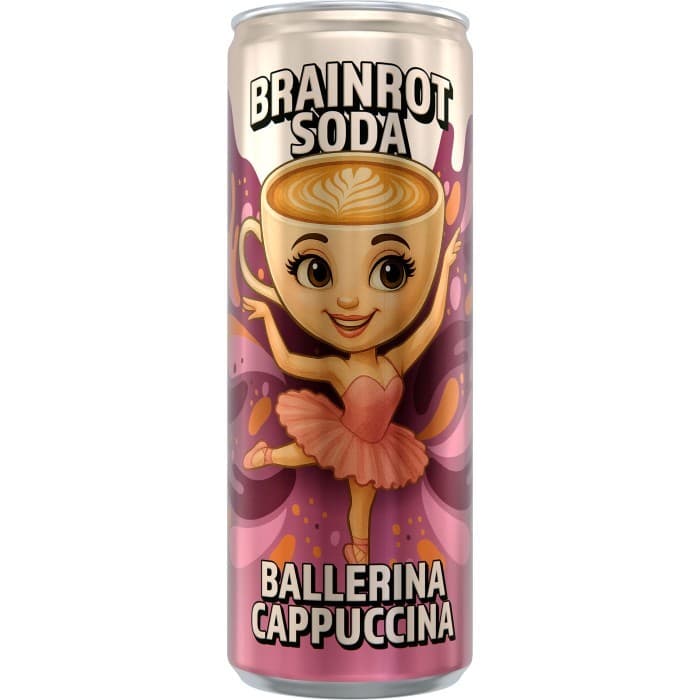 Brainrot Soda Ballerina Cappuccina 250ml från Brainrot – köp hos Delitea