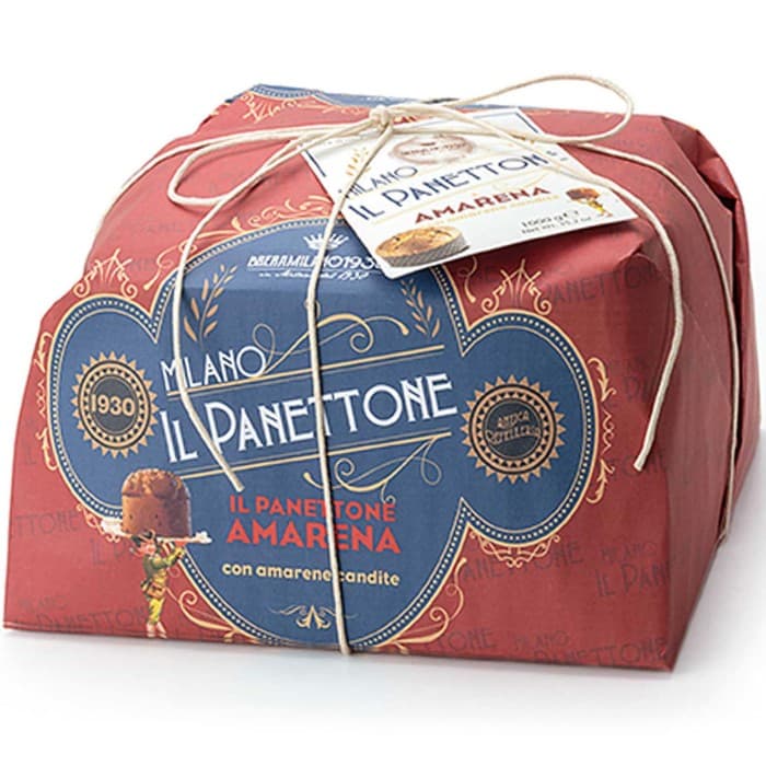 Breramilano Panettone med Amarenakörsbär 1kg