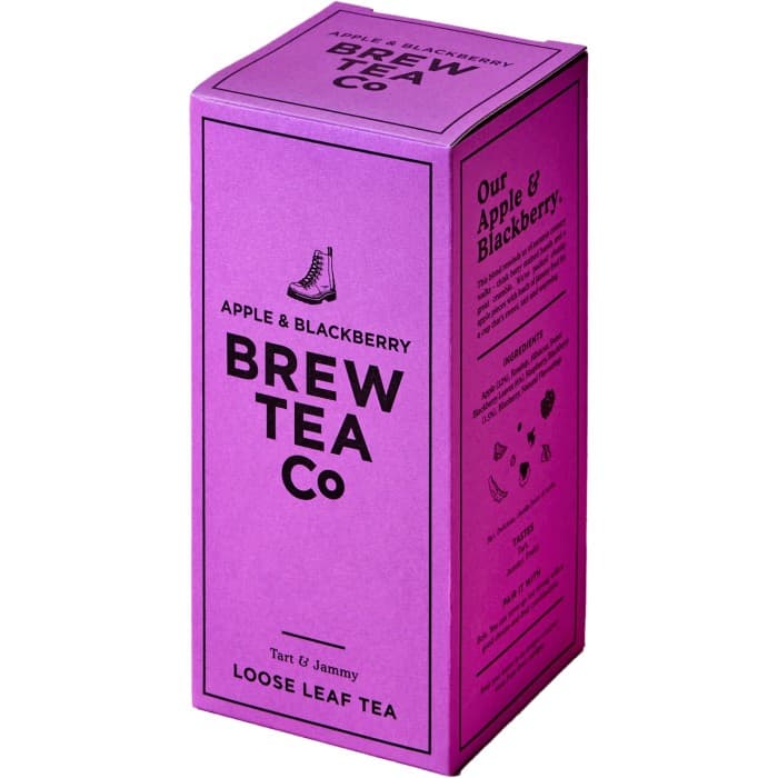 Brew Tea Co Apple & Blackberry Löste 113g – från Brew Tea Co – 80 kr – hos Delitea