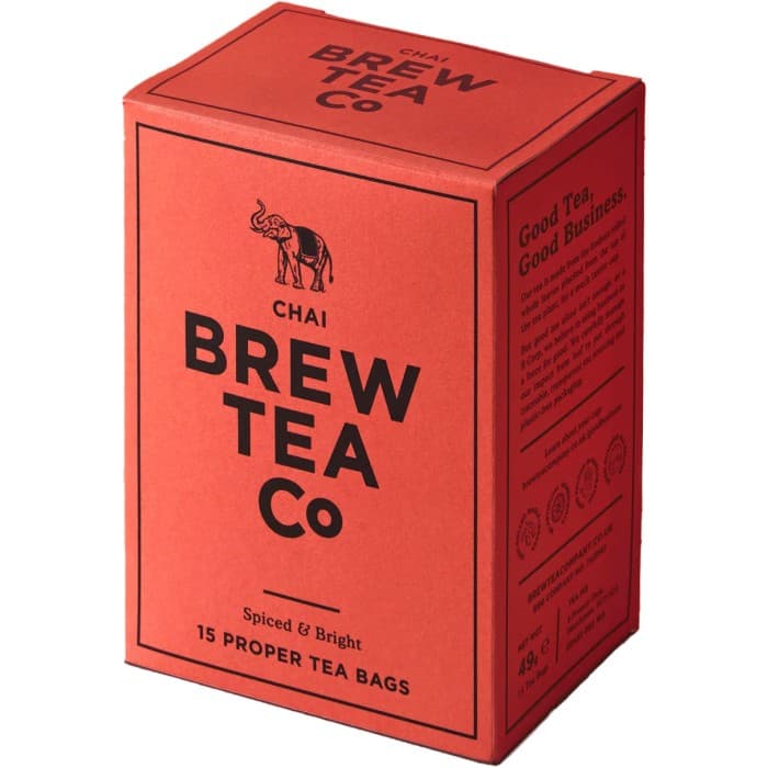 Brew Tea Co Chai Tea 15 tepåsar