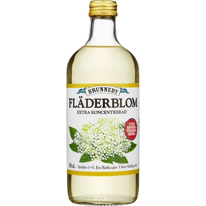 Brunneby Extra Koncentrerad Flädersaft 50cl från Brunneby – köp hos Delitea