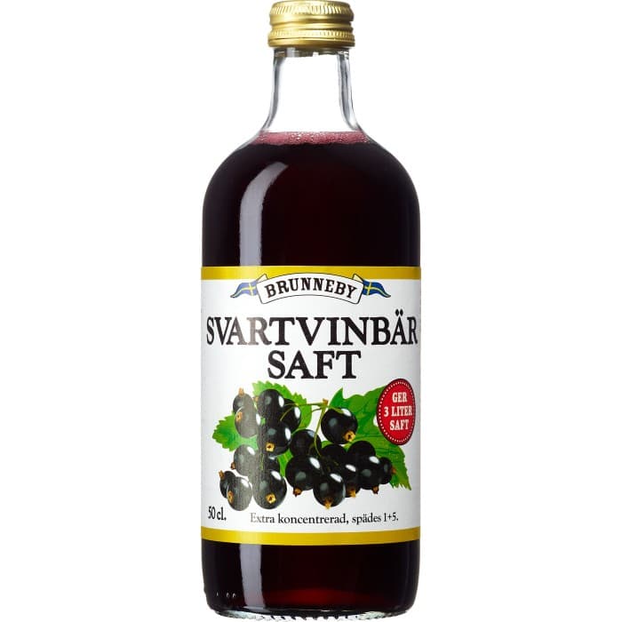 Brunneby Extra Koncentrerad Svartvinbärssaft 50cl