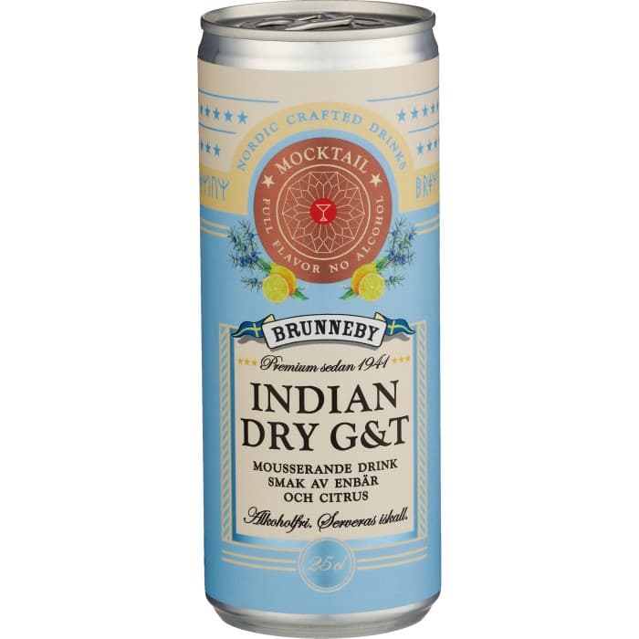 Brunneby Indian Dry G&T 25cl