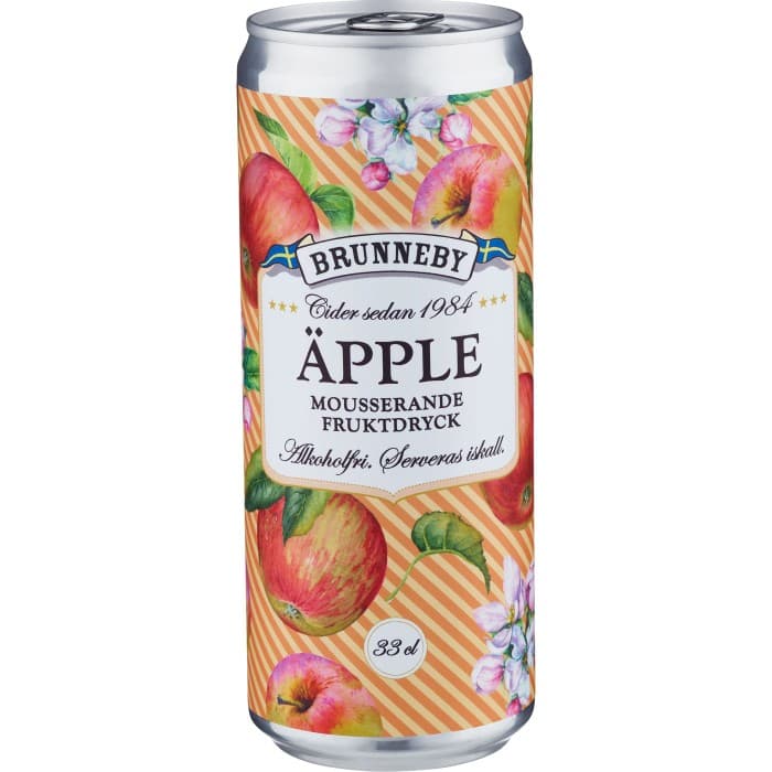 Brunneby Mousserande Äpple 33cl – från Brunneby – 22 kr – hos Delitea
