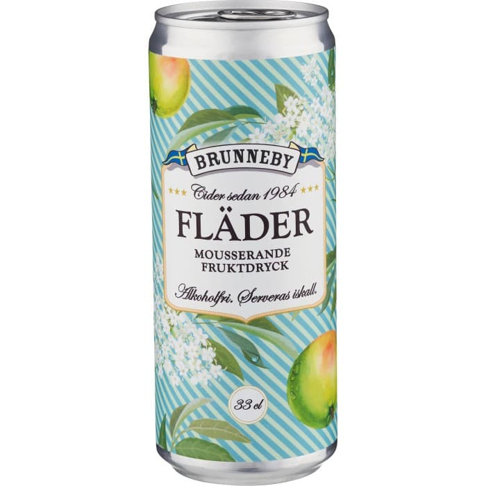 Brunneby Mousserande Fläder 33cl – från Brunneby – 22 kr – hos Delitea