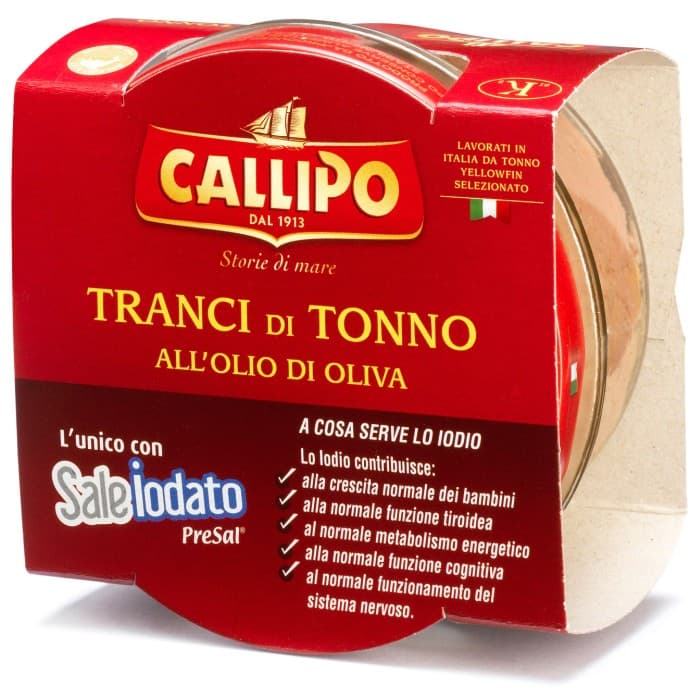 Callipo Tonfisk i Olja i Glasburk 160g