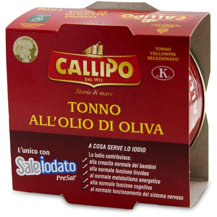 Callipo Tonfisk i Olja i Plåtburk 160g